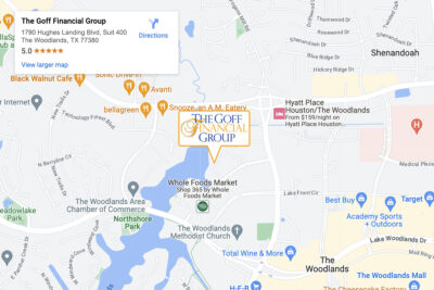 The Goff Financial Group Woodlands Location